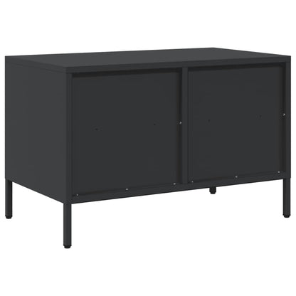 TV-Møbel DIV. TV-benk Svart 68x39x43,5 cm kaldvalset stål