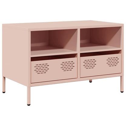 TV-Møbel DIV. TV-benk rosa 68x39x43,5 cm kaldvalset stål