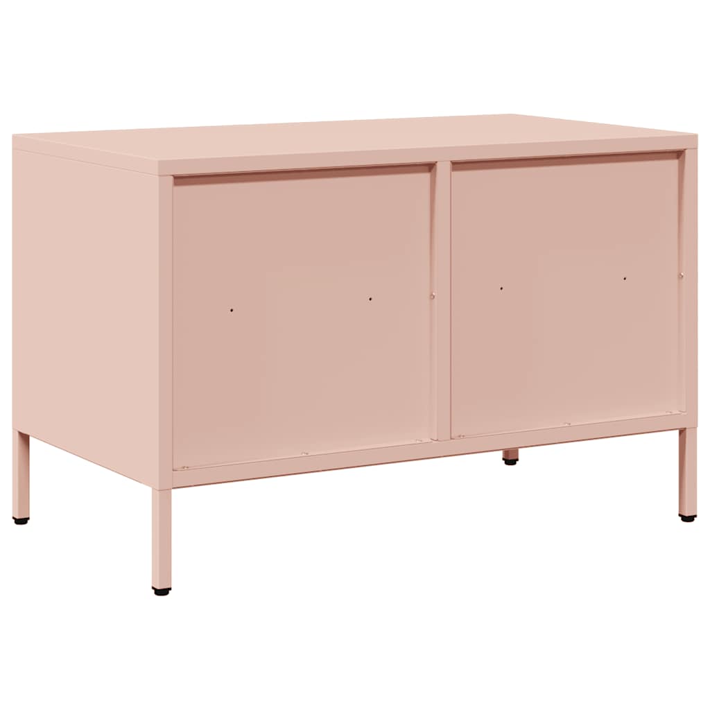 TV-Møbel DIV. TV-benk rosa 68x39x43,5 cm kaldvalset stål