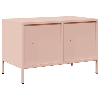 TV-Møbel DIV. TV-benk rosa 68x39x43,5 cm kaldvalset stål