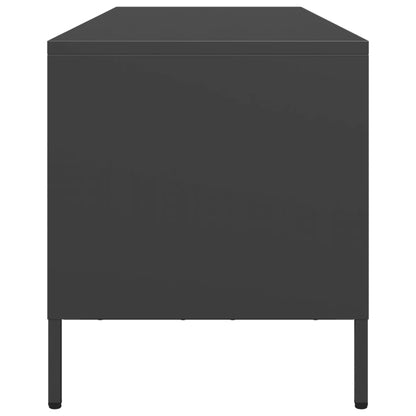 TV-Møbel DIV. TV-benk Svart 135x39x43,5 cm kaldvalset stål