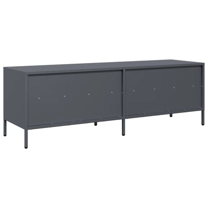 TV-Møbel DIV. TV-benk antrasitt 135x39x43,5 cm kaldvalset stål