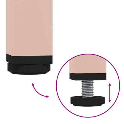 TV-Møbel DIV. TV-benk rosa 202x39x43,5 cm kaldvalset stål