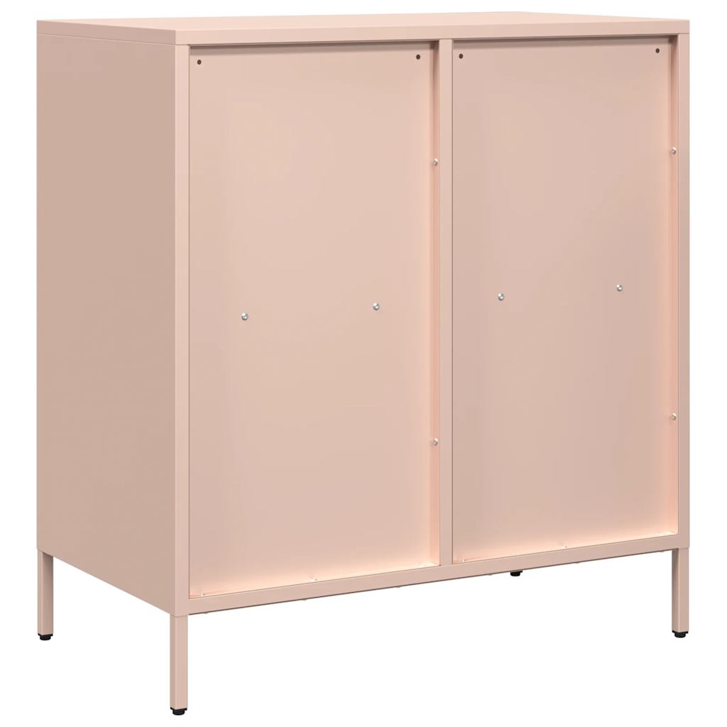 Skjenk DIV. rosa 68x39x73,5 cm kaldvalset stål
