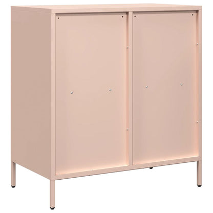 Skjenk DIV. rosa 68x39x73,5 cm kaldvalset stål