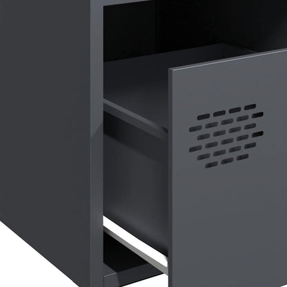 Skjenk DIV. antrasitt 68x39x73,5 cm kaldvalset stål