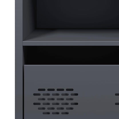 Skjenk DIV. antrasitt 68x39x73,5 cm kaldvalset stål