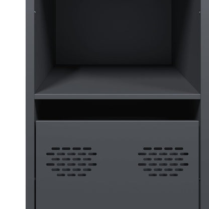 Skjenk DIV. antrasitt 101,5x39x73,5 cm kaldvalset stål