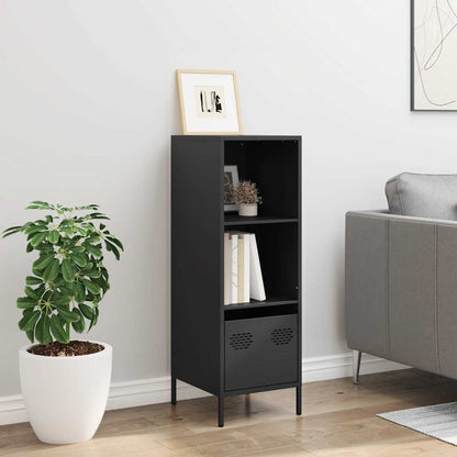 Skap DIV. Svart 35x39x103,5 cm stål