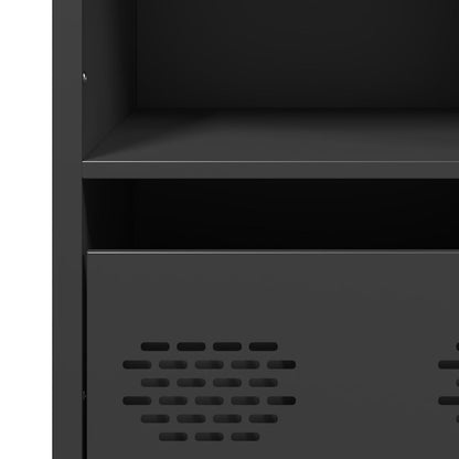 Skap DIV. Svart 35x39x103,5 cm stål