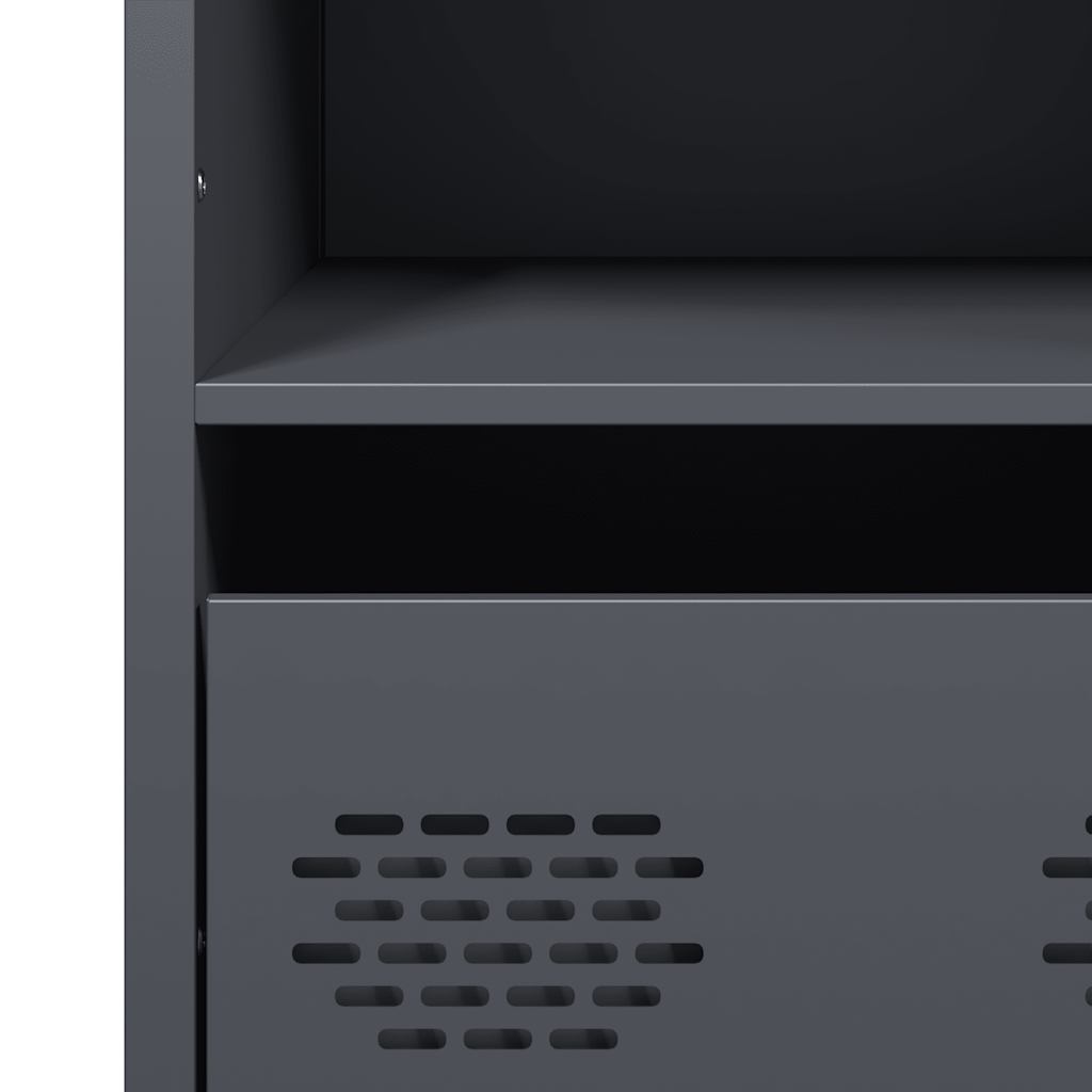 Skap DIV. antrasitt 35x39x103,5 cm stål