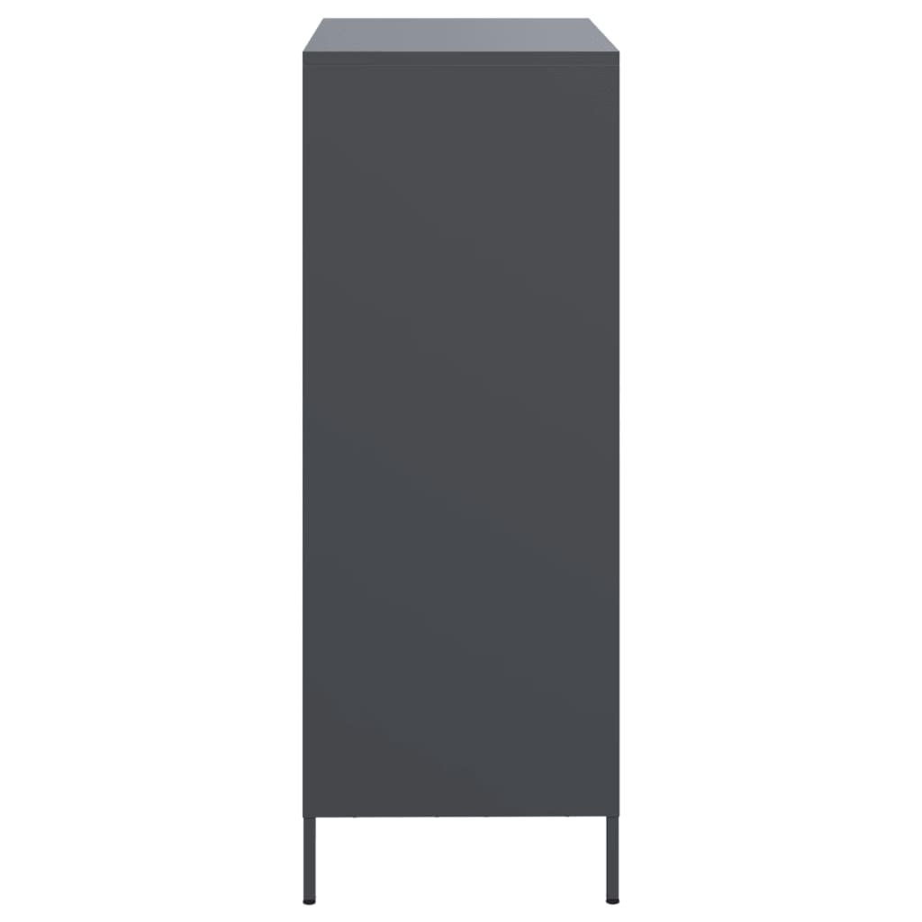 Skap DIV. antrasitt 68x39x103,5 cm stål