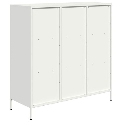 Skap Hvit 101,5x39x103,5 cm stål