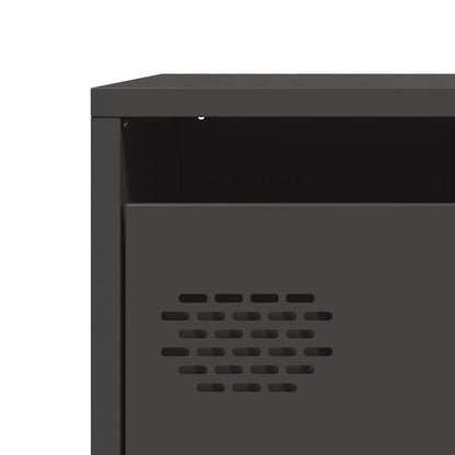 Skap DIV. Svart 39x35x103,5 cm stål