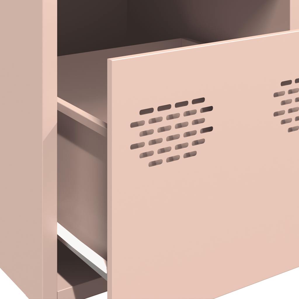 Skap DIV. rosa 39x35x103,5 cm stål