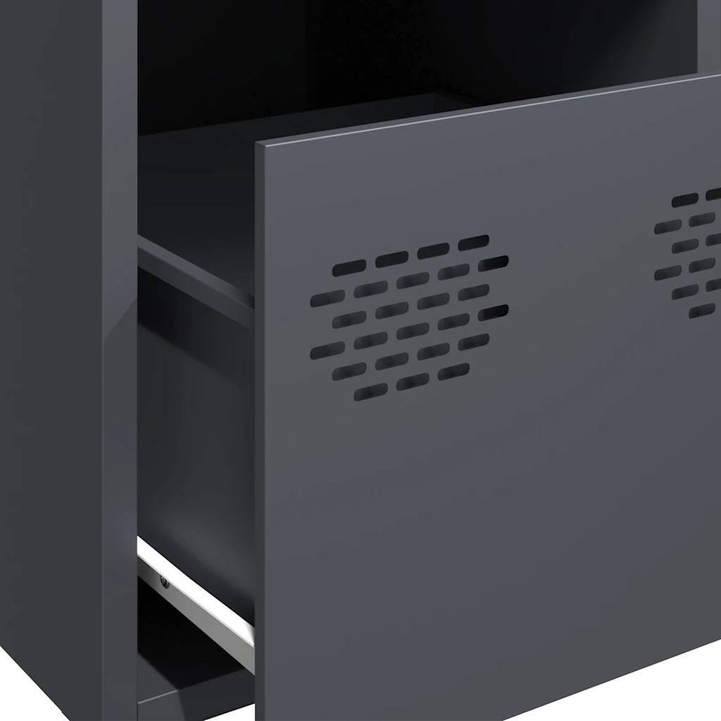 Skap DIV. antrasitt 39x35x103,5 cm stål