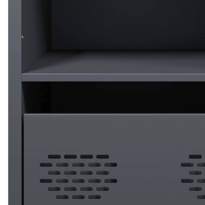 Skap DIV. antrasitt 68x39x103,5 cm stål