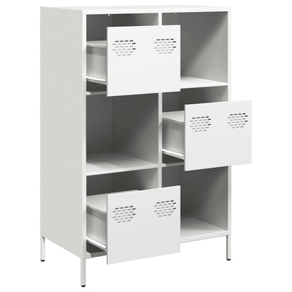 Skap Hvit 68x39x103,5 cm stål