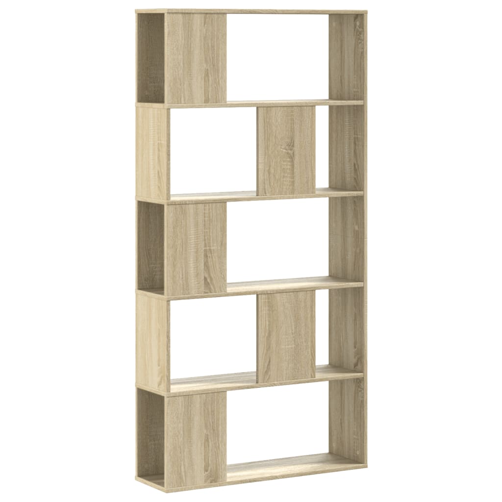 Bokhylle Sonoma Eik 5 etasjer 80,5x23,5x162,5 cm