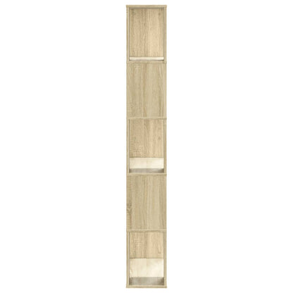Bokhylle Sonoma Eik 5 etasjer 80,5x23,5x162,5 cm