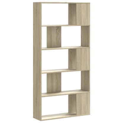 Bokhylle Sonoma Eik 5 etasjer 80,5x23,5x162,5 cm