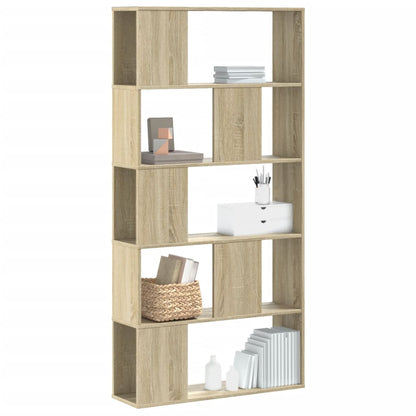 Bokhylle Sonoma Eik 5 etasjer 80,5x23,5x162,5 cm