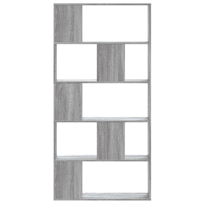 Bokhylle Sonoma Grå 5 etasjer 80,5x23,5x162,5 cm