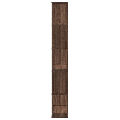 Bokhylle Brun Eik 5 etasjer 80,5x23,5x162,5 cm