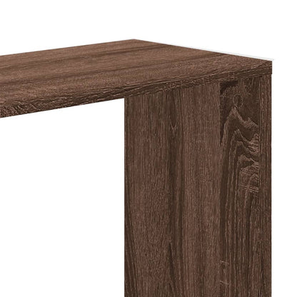 Bokhylle Brun Eik 5 etasjer 80,5x23,5x162,5 cm