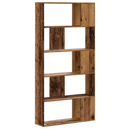 Bokhylle Gammelt Tre 5 etasjer 80,5x23,5x162,5cm