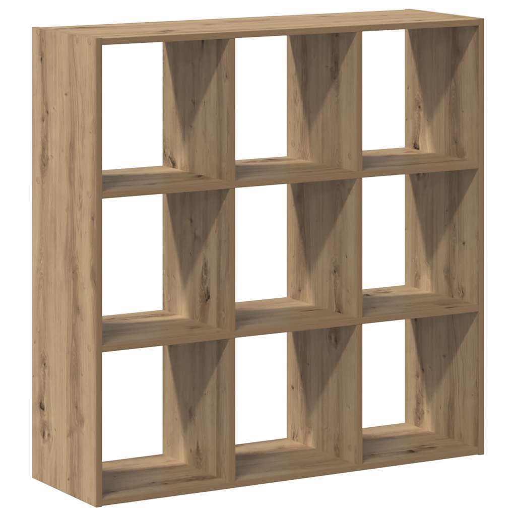Bokhylle artisan eik 102x32x102 cm konstruert tre