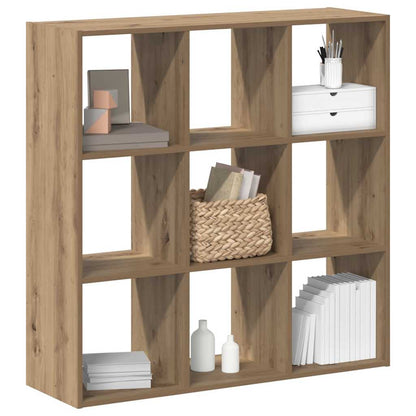 Bokhylle artisan eik 102x32x102 cm konstruert tre