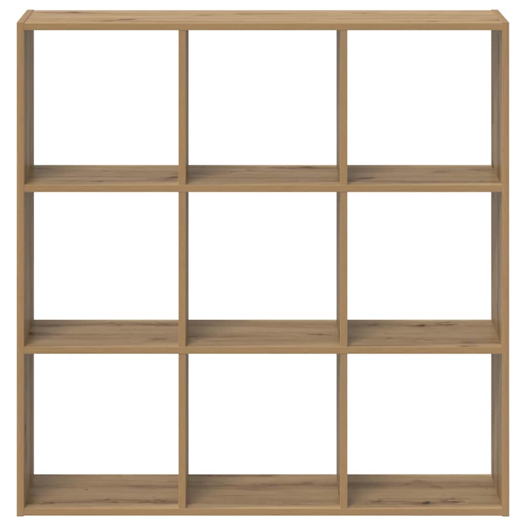 Bokhylle artisan eik 102x32x102 cm konstruert tre