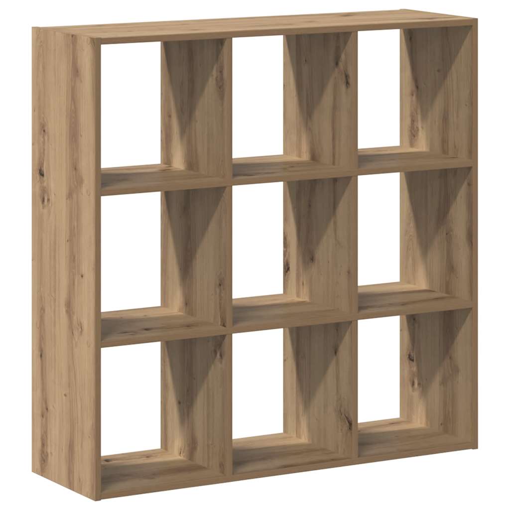 Bokhylle artisan eik 102x32x102 cm konstruert tre