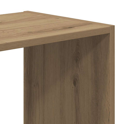 Bokhylle artisan eik 102x32x102 cm konstruert tre