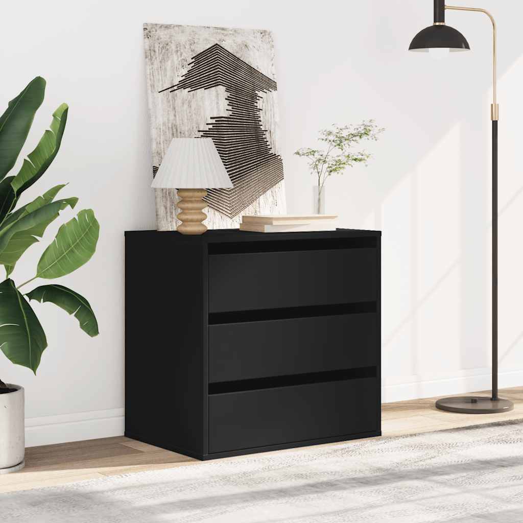 Kommode Svart 60x41x58 cm