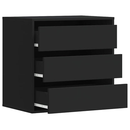 Kommode Svart 60x41x58 cm