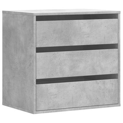 Kommode Betonggrå 60x41x58 cm
