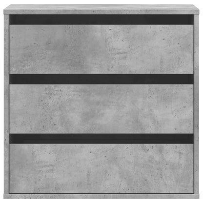 Kommode Betonggrå 60x41x58 cm