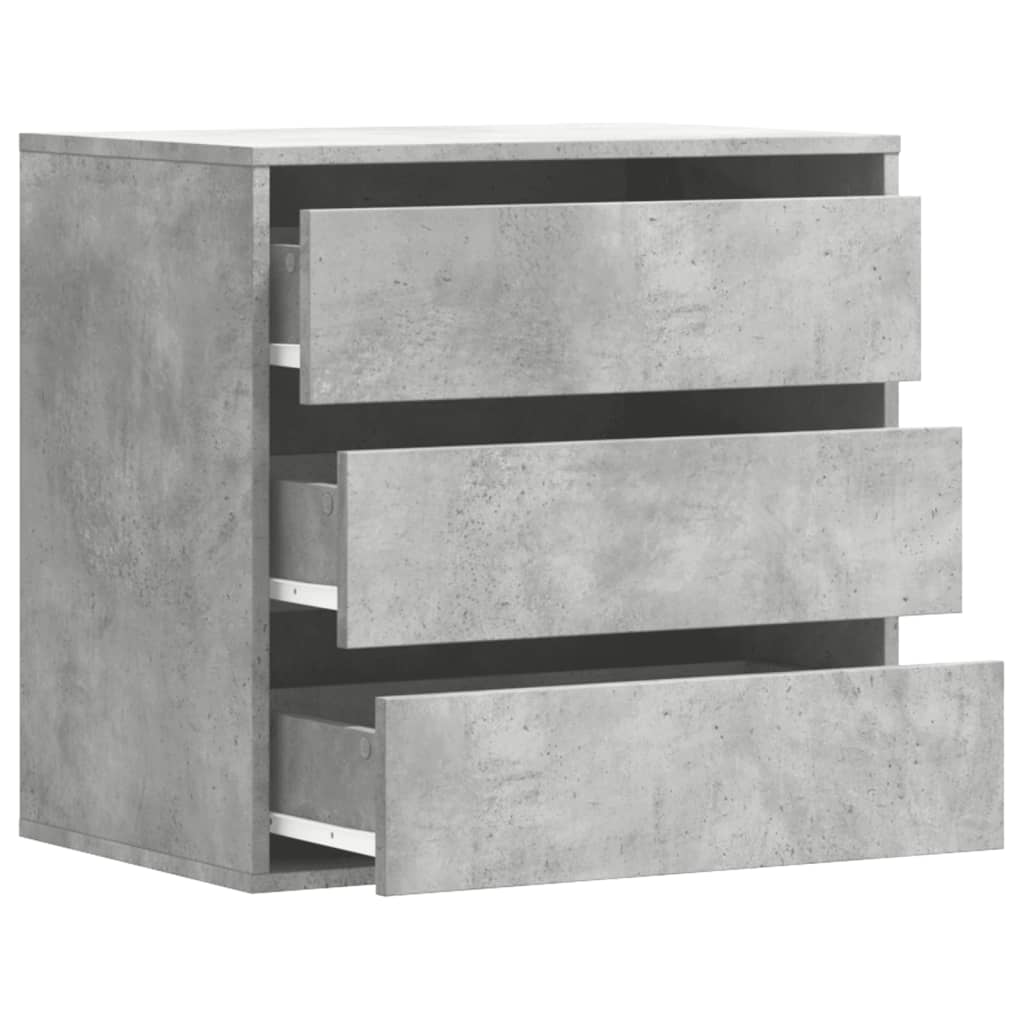 Kommode Betonggrå 60x41x58 cm