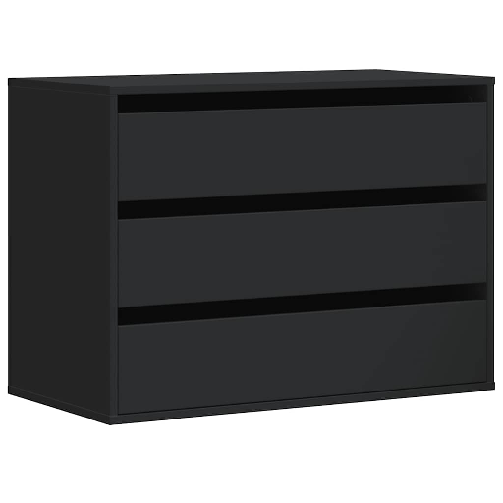 Kommode Svart 80x41x58 cm