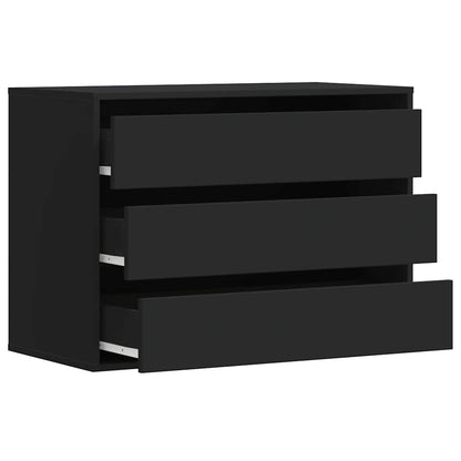 Kommode Svart 80x41x58 cm