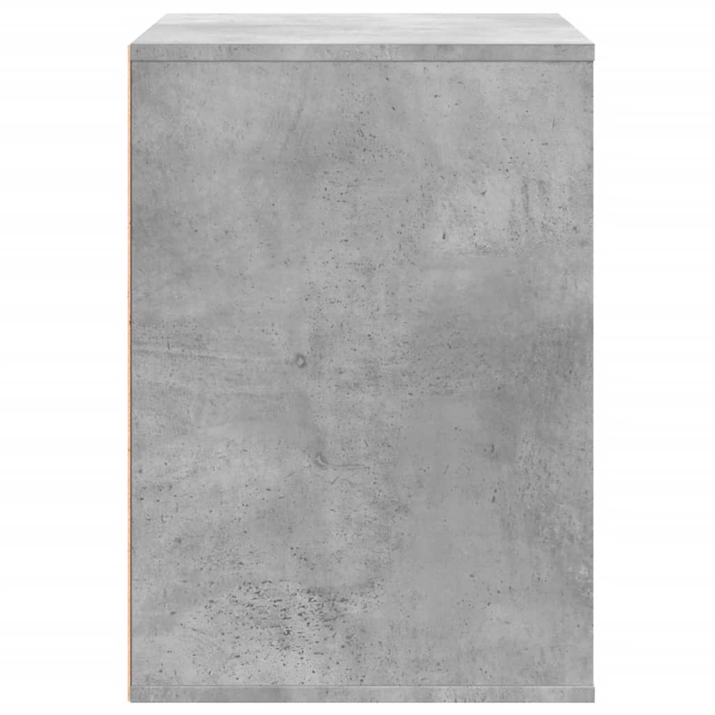 Kommode Betonggrå 80x41x58 cm