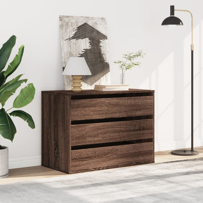 Kommode Brun Eik 80x41x58 cm