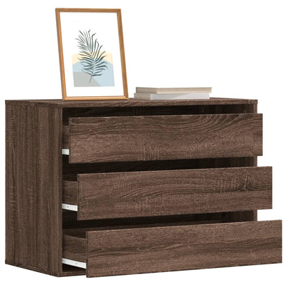 Kommode Brun Eik 80x41x58 cm