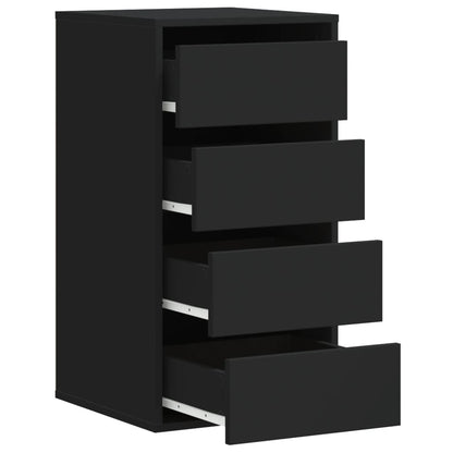 Kommode Svart 40x41x76 cm