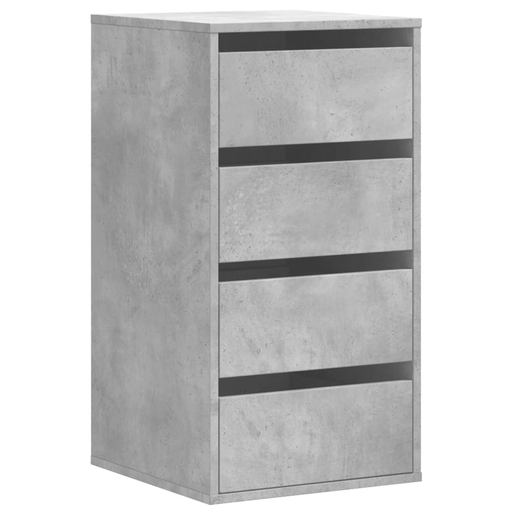 Kommode Betonggrå 40x41x76 cm
