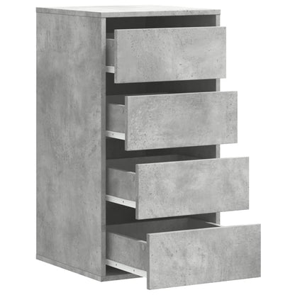 Kommode Betonggrå 40x41x76 cm