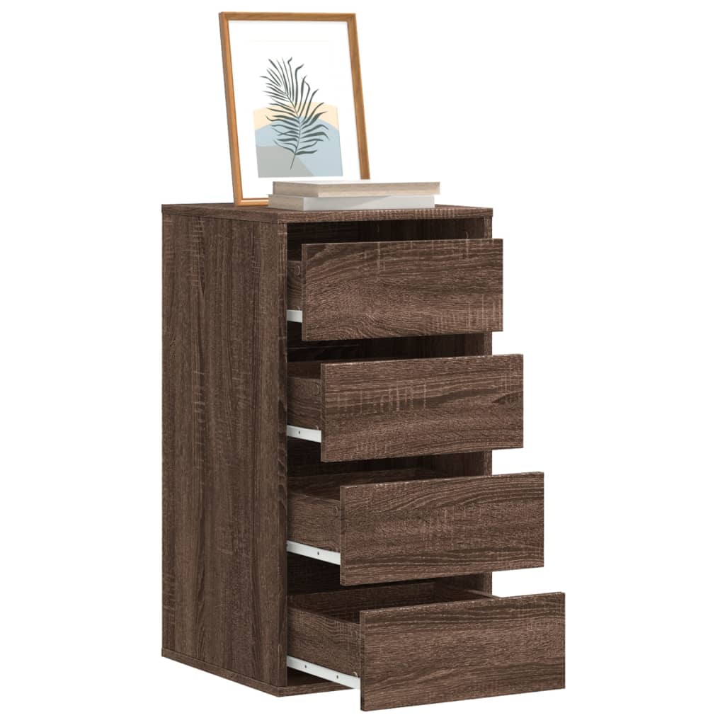 Kommode Brun Eik 40x41x76 cm