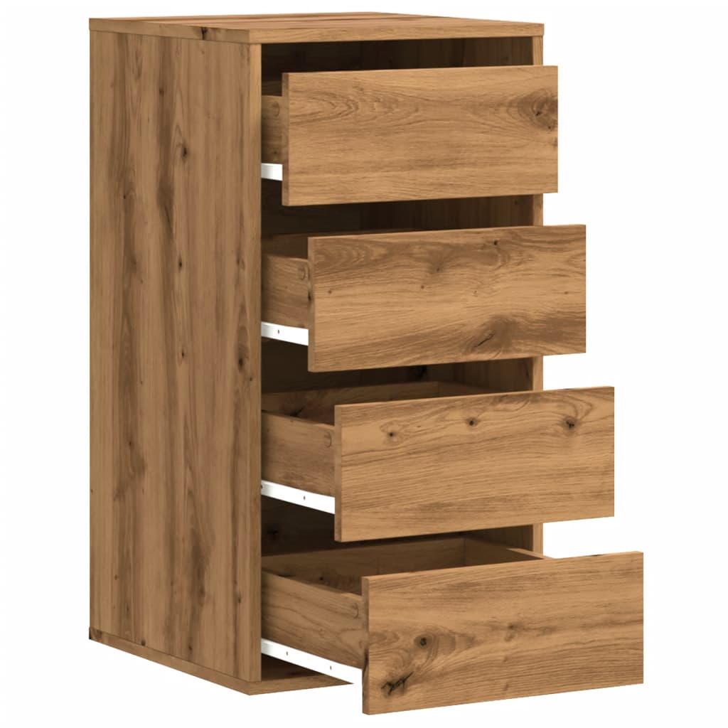 Kommode Brun Eik 40x41x76 cm
